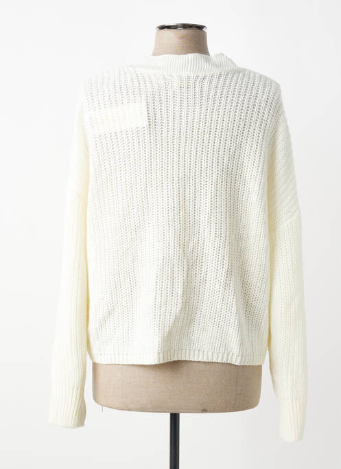 Gilet manches longues blanc ONLY femme