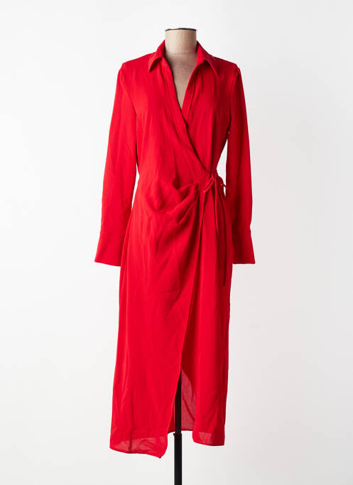 Robe longue rouge MANGO femme