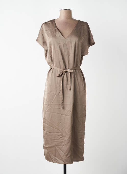 Robe courte marron VILA femme