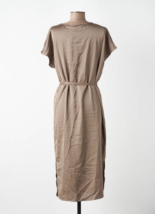 Robe courte marron VILA femme