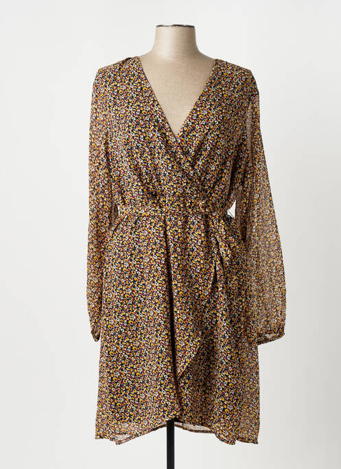 Robe mi-longue jaune ONLY femme