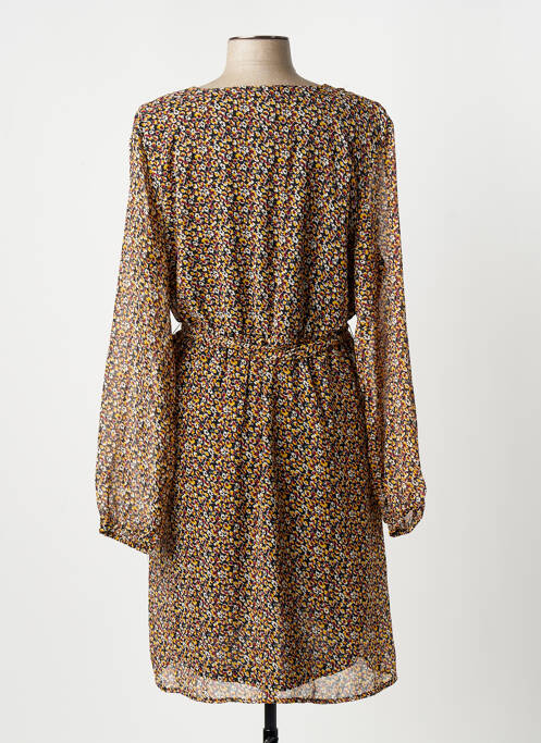 Robe mi-longue jaune ONLY femme