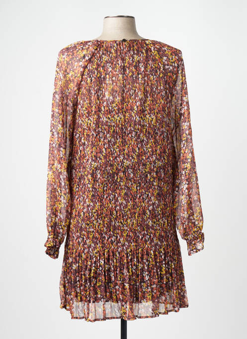 Robe mi-longue beige MANGO femme