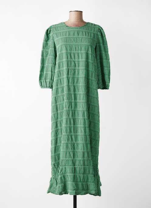 Robe mi-longue vert VILA femme