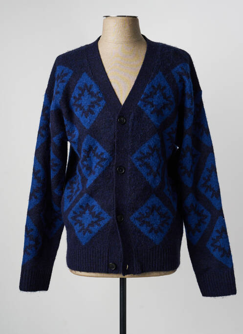 Gilet manches longues bleu JACK & JONES homme