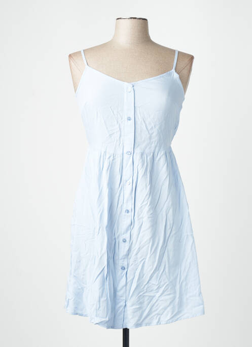 Robe courte bleu PIECES femme
