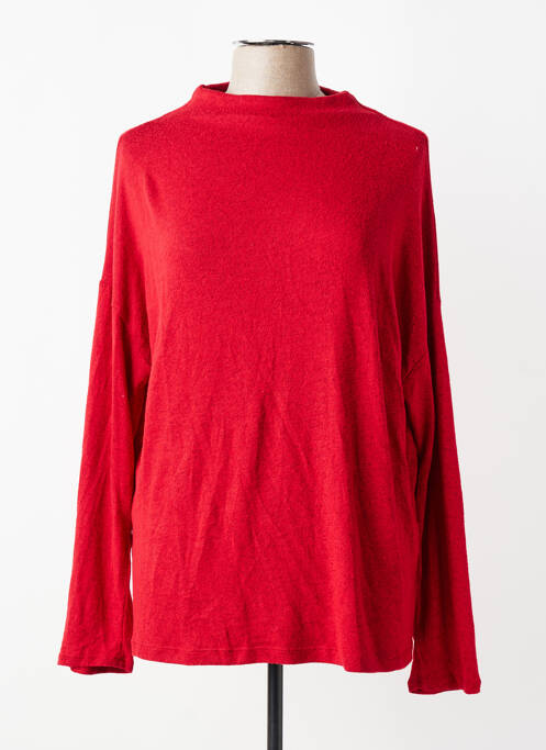 Pull col roulé rouge S.OLIVER femme