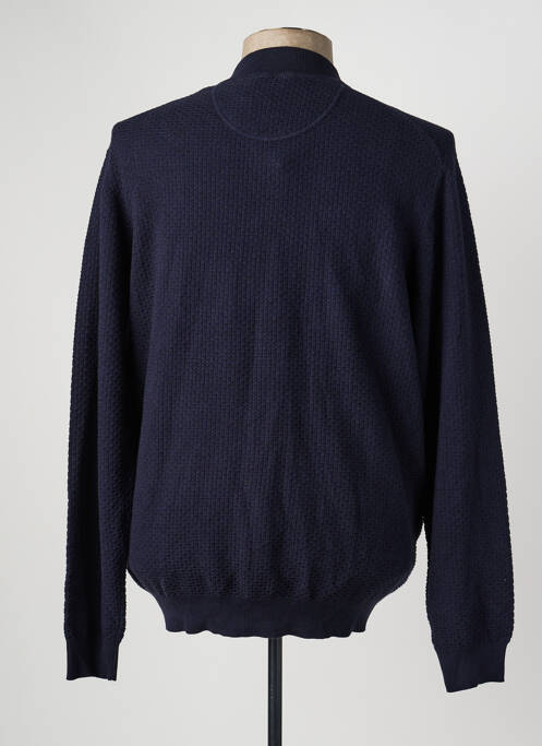 Gilet manches longues bleu FYNCH-HATTON homme