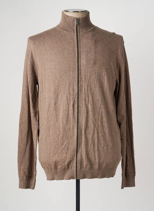 Gilet manches longues beige TOM TAILOR homme