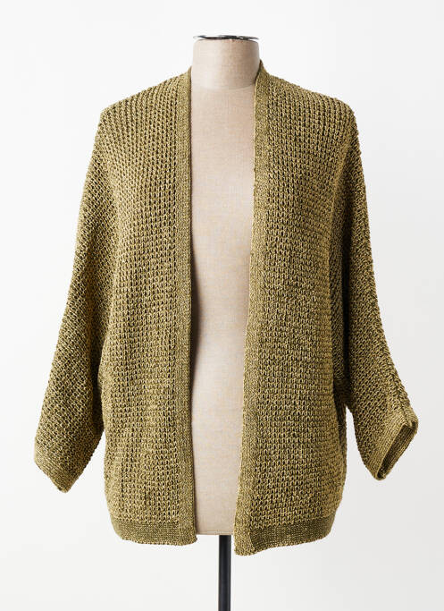 Gilet manches longues vert VERO MODA femme