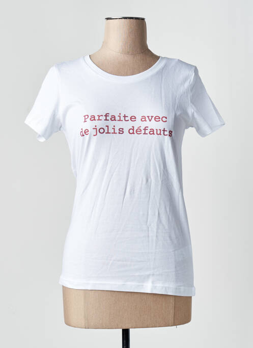 T-shirt blanc MONSIEUR TSHIRT femme