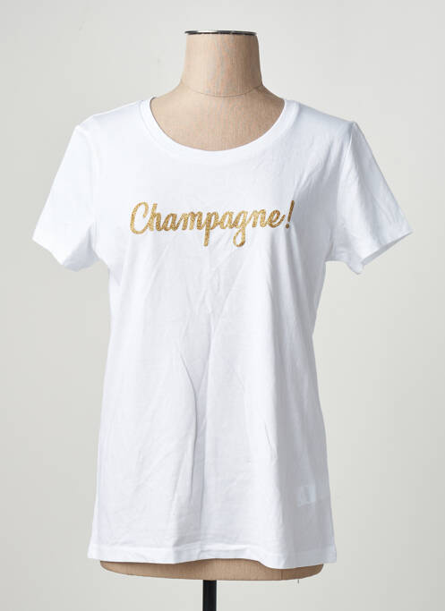 Top blanc MONSIEUR TSHIRT femme