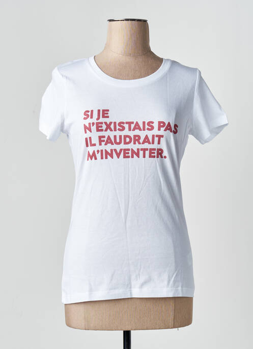 T-shirt blanc MONSIEUR TSHIRT femme