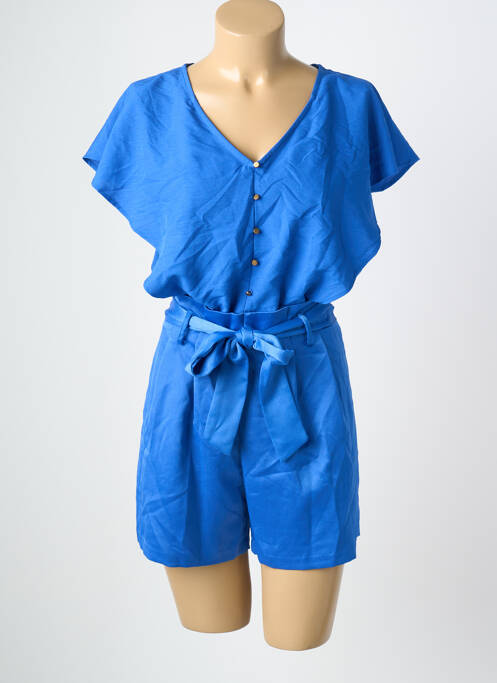 Combishort bleu NAF NAF femme