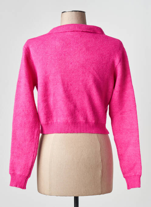 Gilet manches longues rose MOLLY BRACKEN femme