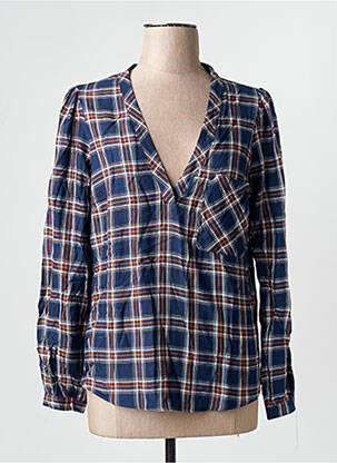 Chemisier bleu NAF NAF femme