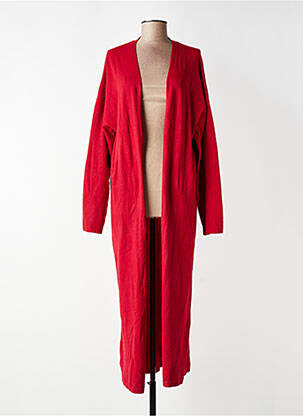 Gilet manches longues rouge MANGO femme