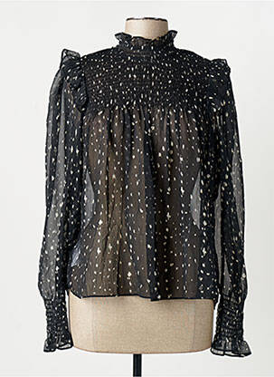 Chemisier noir MANGO femme