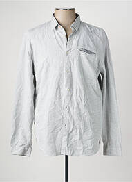 Chemise manches longues bleu TOM TAILOR homme