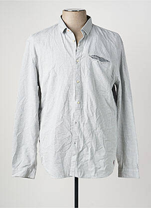 Chemise manches longues bleu TOM TAILOR homme