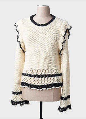 Pull beige MANGO femme