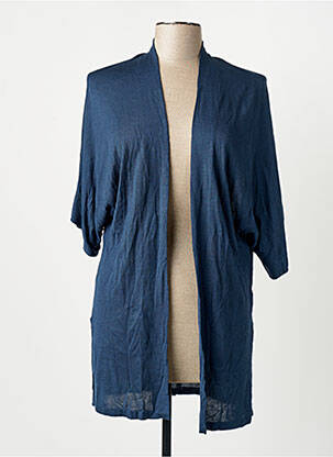 Gilet manches longues bleu TOM TAILOR femme