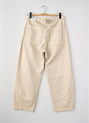 Jeans coupe large beige MANGO femme