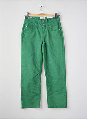 Jeans coupe droite vert STREET ONE femme