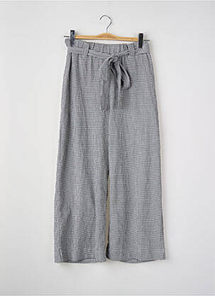 Pantalon large gris MANGO femme