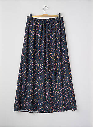 Jupe longue bleu BELLITA femme
