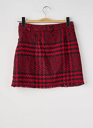 Jupe courte rouge MANGO femme