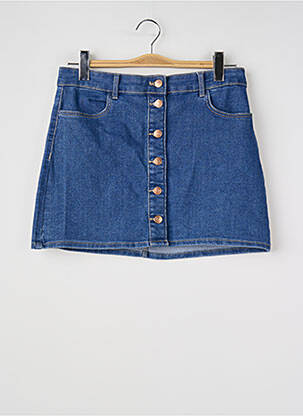 Jupe courte bleu ONLY femme