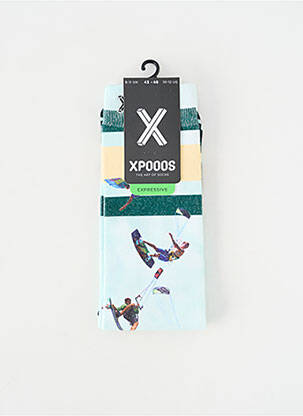 Chaussettes vert XPOOOS homme