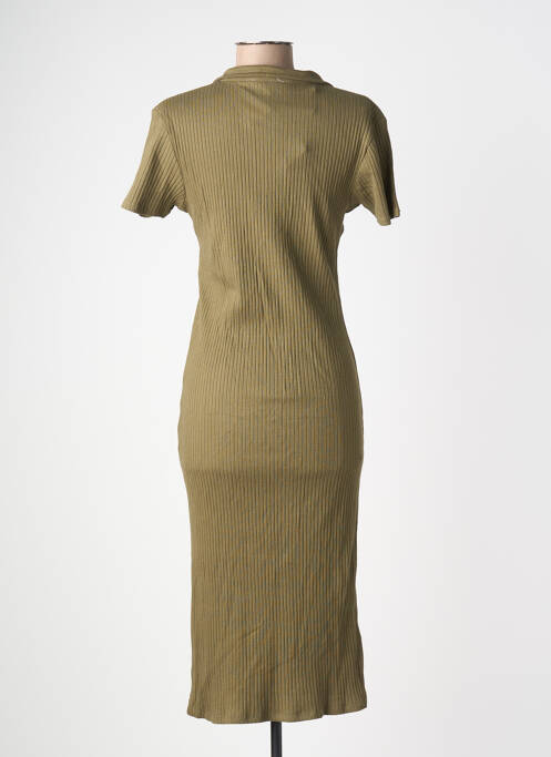 Robe longue vert MANGO femme