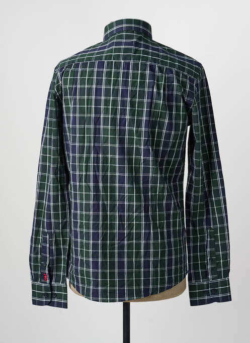 Chemise manches longues vert HAZE&FINN homme