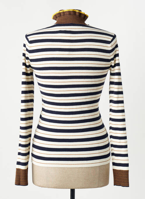 Pull col roulé beige SCOTCH & SODA femme