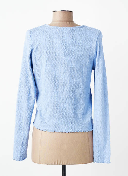 Gilet manches longues bleu MANGO femme