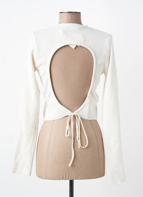 Pull beige MANGO femme