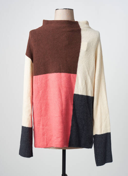 Pull col roulé multicolore TOM TAILOR femme