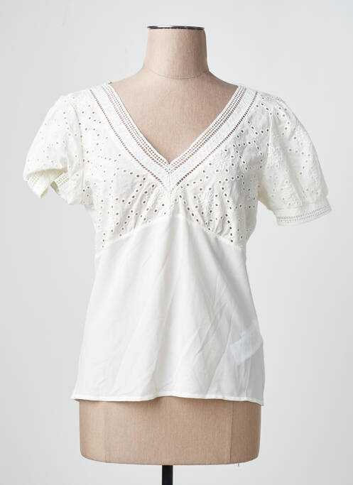 Top beige NAF NAF femme