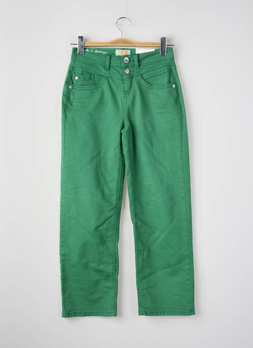 Jeans coupe droite vert STREET ONE femme