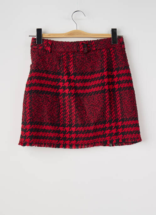 Jupe courte rouge MANGO femme