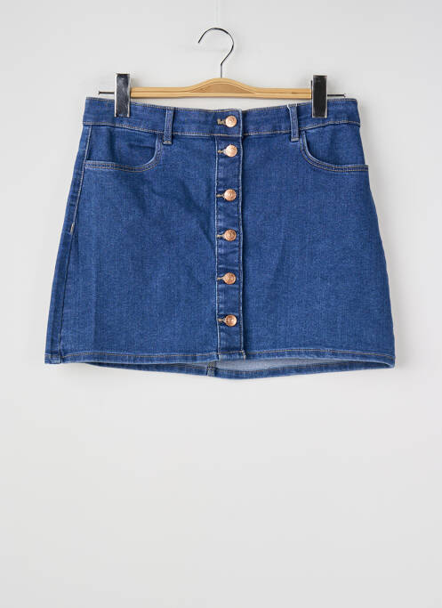 Jupe courte bleu ONLY femme