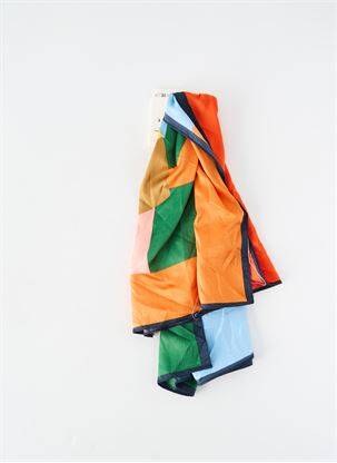 Foulard orange MANGO femme