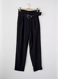 Pantalon droit noir MORGAN femme