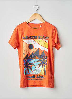T-shirt orange NAME IT garcon