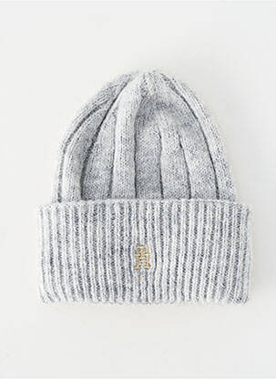 Bonnet gris TOMMY HILFIGER femme