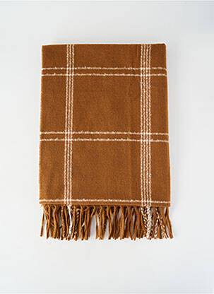 Echarpe marron MANGO femme