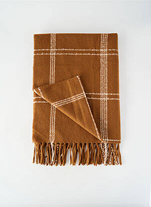 Echarpe marron MANGO femme