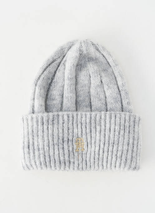 Bonnet gris TOMMY HILFIGER femme
